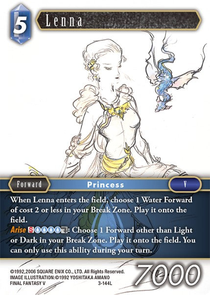 3-144L Lenna Full Art Foil