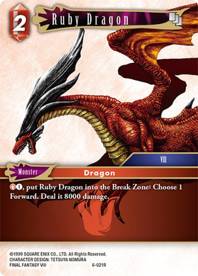 6-021R Ruby Dragon (Foil)