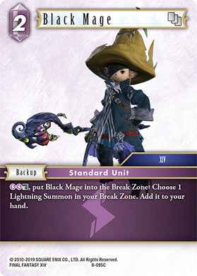 8-095C Black Mage (Foil)