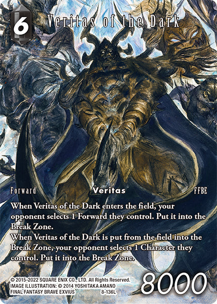 8-136L Veritas of the Dark Full Art Foil