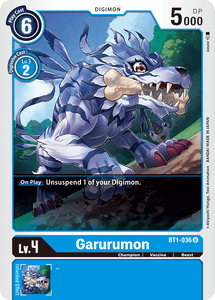 BT1-036 Garurumon