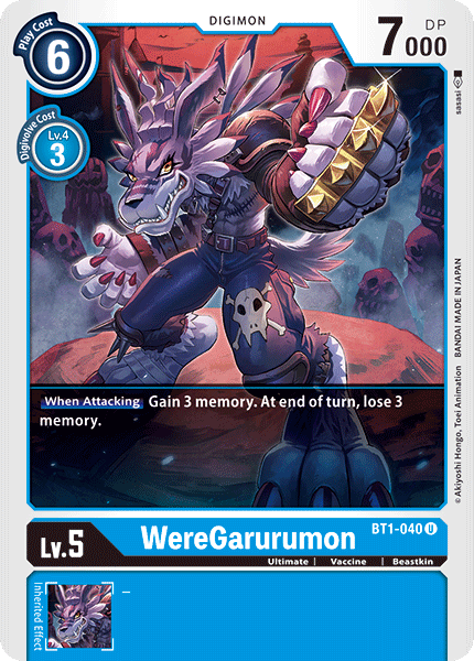 BT1-040 WereGarurumon