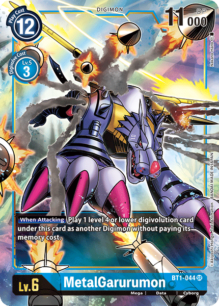 BT1-044 MetalGarurumon Alternative Art