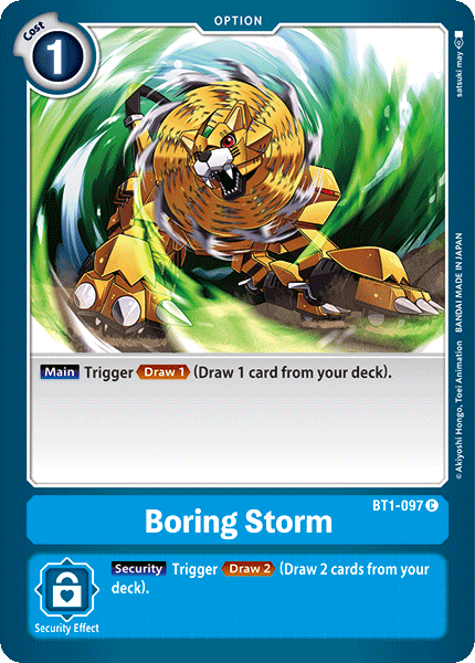 BT1-097 Boring Storm
