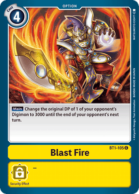 BT1-105 Blast Fire