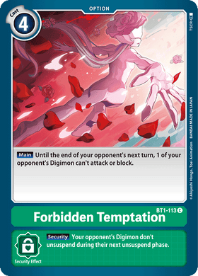 BT1-113 Forbidden Temptation