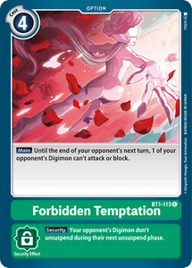 BT1-113 Forbidden Temptation