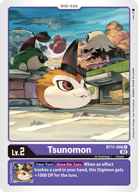 BT11-006 Tsunomon (Foil)
