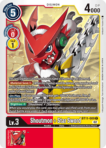 BT11-009 Shoutmon + Star Sword