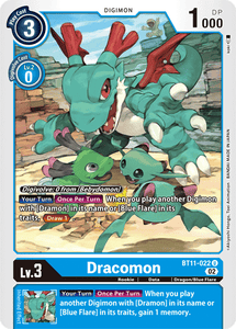 BT11-022 Dracomon (Foil)