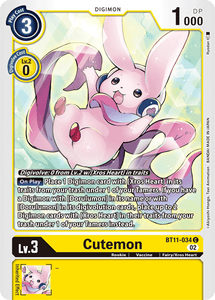 BT11-034 Cutemon (Foil)