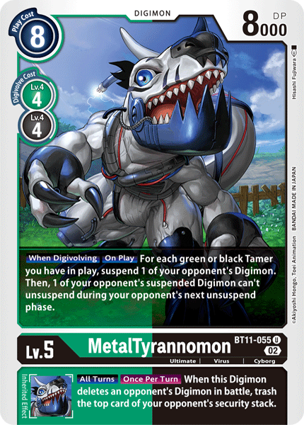 BT11-055 MetalTyrannomon