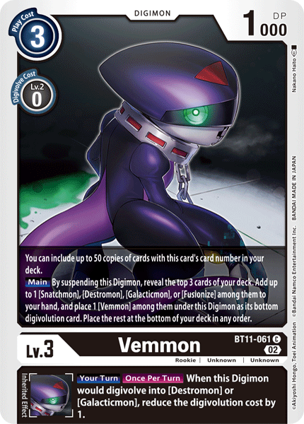 BT11-061 Vemmon