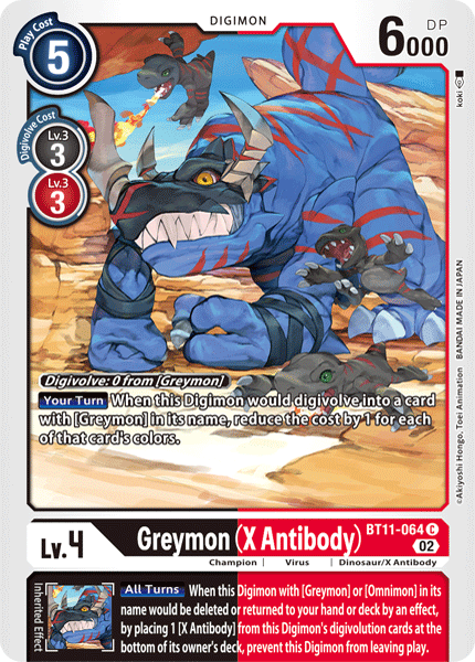 BT11-064 Greymon (X Antibody)