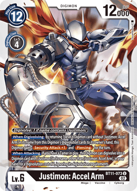 BT11-073 Justimon: Accel Arm (Foil)