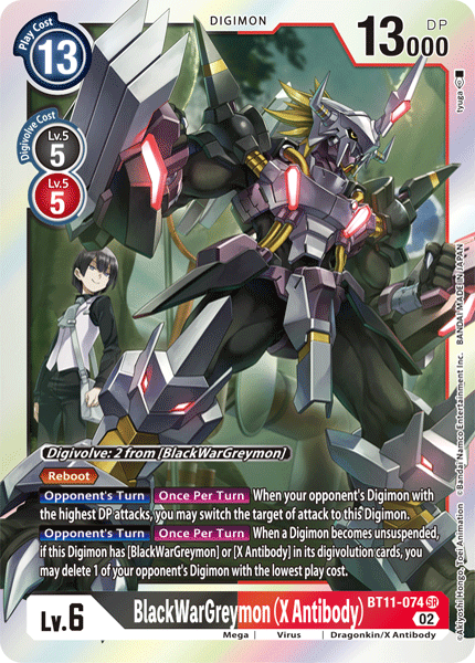 BT11-074 BlackWarGreymon (X Antibody)