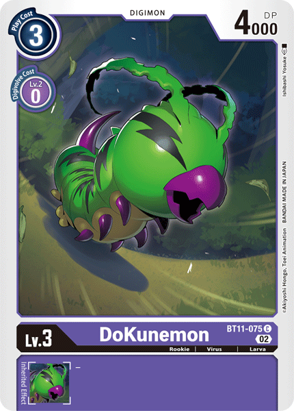 BT11-075 DoKunemon (Foil)