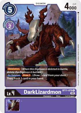 BT11-079 DarkLizardmon (Foil)