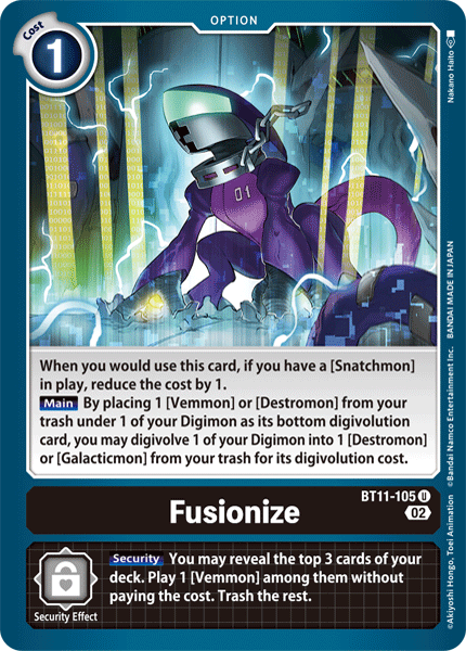 BT11-105 Fusionize (Foil)