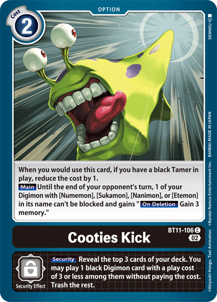 BT11-106 Cooties Kick (Foil)