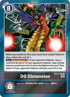 BT11-108 DG Dimension