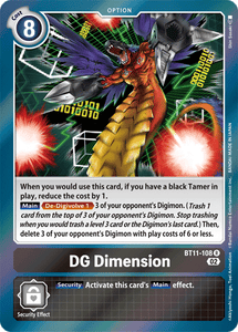 BT11-108 DG Dimension