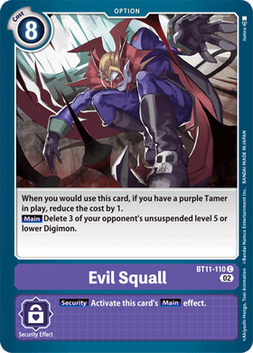 BT11-110 Evil Squall (Foil)