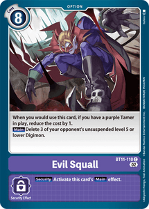 BT11-110 Evil Squall (Foil)