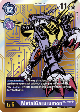 BT2-081 MetalGarurumon Alternative Art