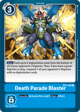 BT3-100 Death Parade Blaster