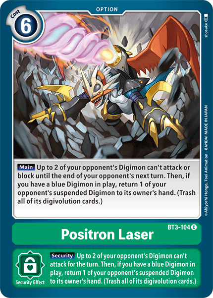 BT3-104 Positron Laser