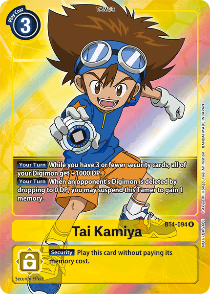 BT4-094 Tai Kamiya Alternative Art