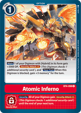 BT4-098 Atomic Inferno