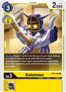 BT5-034 Kotemon