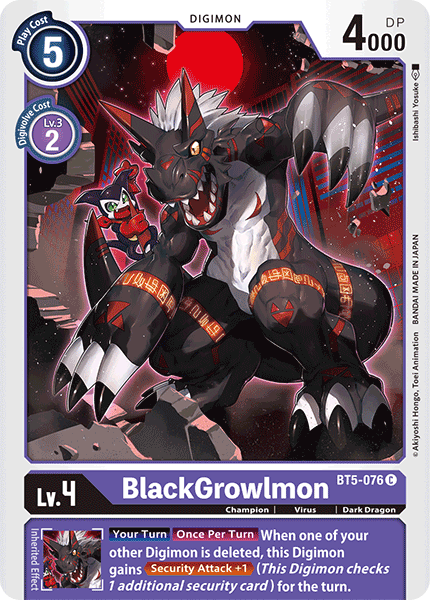 BT5-076 BlackGrowlmon