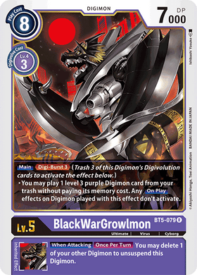 BT5-079 BlackWarGrowlmon