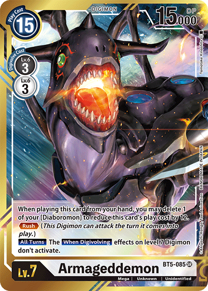 BT5-085 Armageddemon Alternative Art