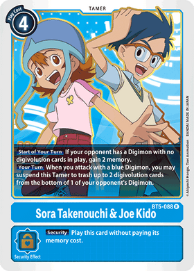 BT5-088 Sora Takenouchi & Joe Kido