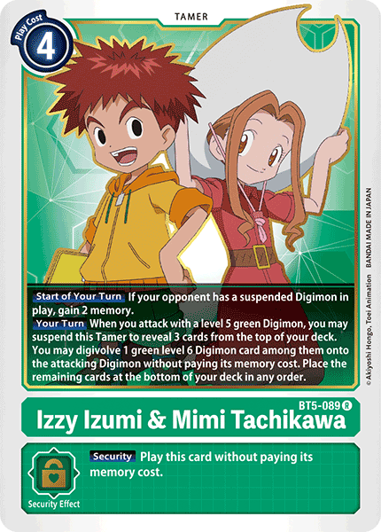 BT5-089 Izzy Izumi & Mimi Tachikawa