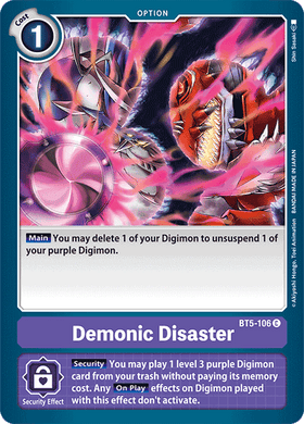 BT5-106 Demonic Disaster