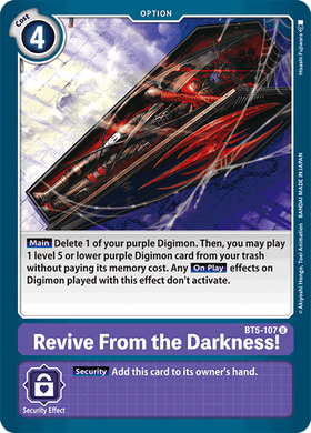 BT5-107 Revive from the Darkness!