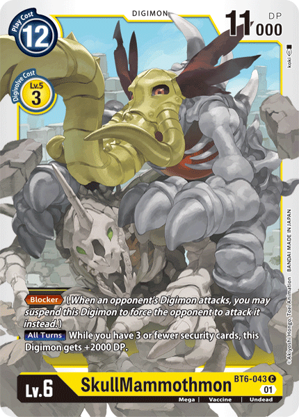 BT6-043 SkullMammothmon