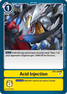 BT6-099 Acid Injection