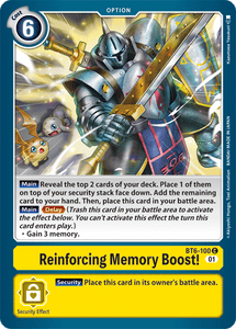 BT6-100 Reinforcing Memory Boost!