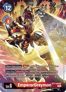 BT7-016 EmperorGreymon Alternative Art