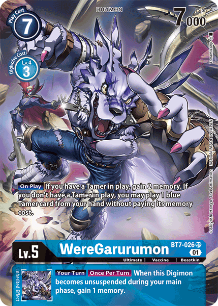 BT7-026 WereGarurumon Alternative Art