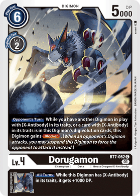 BT7-062 Dorugamon