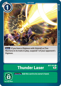 BT7-101 Thunder Laser