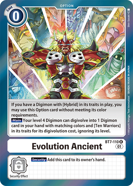 BT7-110 Evolution Ancient