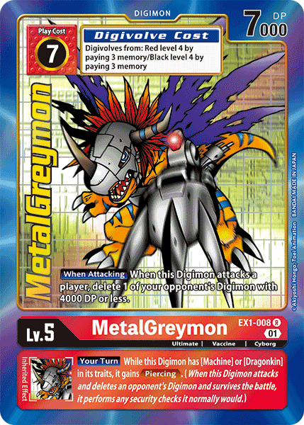 EX1-008 MetalGreymon Alternative Art